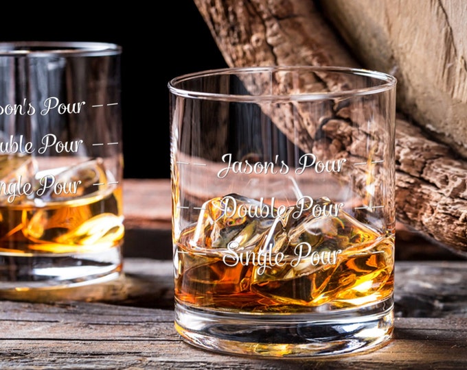 Personalized Etched Glass Cup Groomsmen Gift Whiskey Glass Groomsmen Proposal Gifts Best Man Rocks glasses Bachelor Party Gifts for Friends