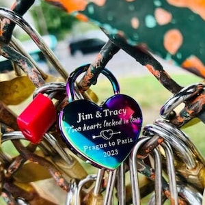 Padlock Personalize, Engraved Lock, Custom Love lock, Anniversary Gifts, Valetine's Day Gift for Him, Gifts for boyfriend, Wedding gift