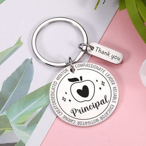 Principal Gift, Vice Principal Gift, School Principal Gift Idea,Assistant Principal gift,Principal key ring, School Gift, Teacher Gift