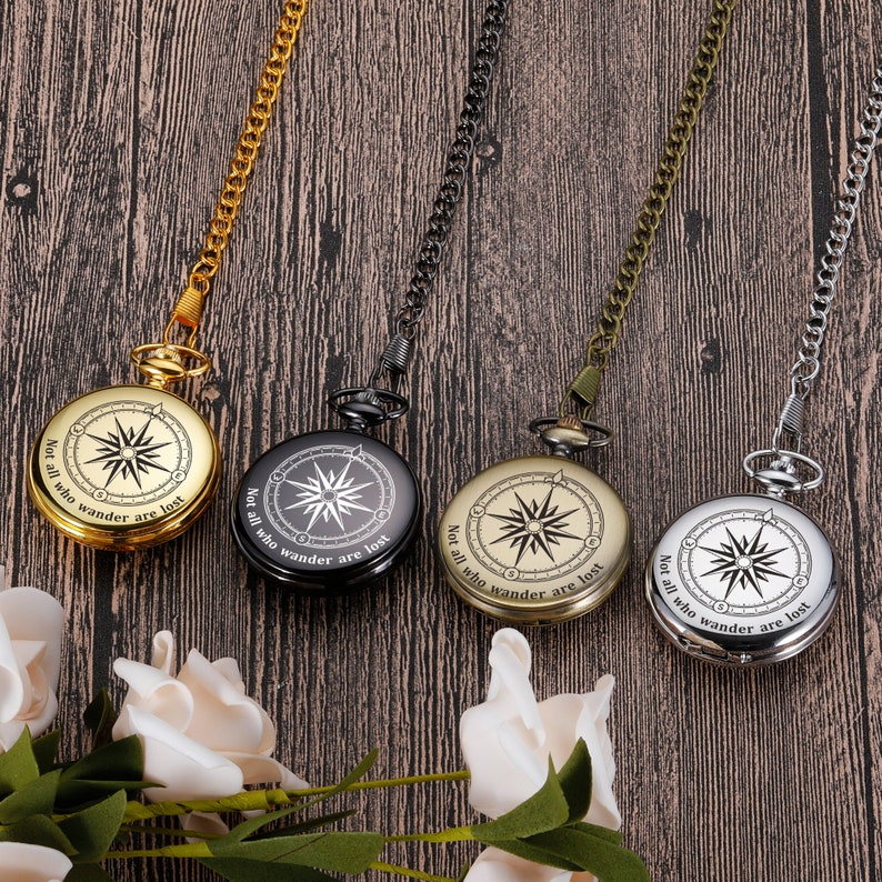 Personalized Compass with Custom Engraving, Anniversary, Baptism, First Communion Gift, Christmas Gift, Birthday Gifts, Groomsmen Gift image 7