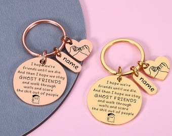 I Hope We're Friends Until We Die, Best Friends Gifts, Funny Birthday Graduation Friendship Gifts for Women, Best Friends Bestie Gifts