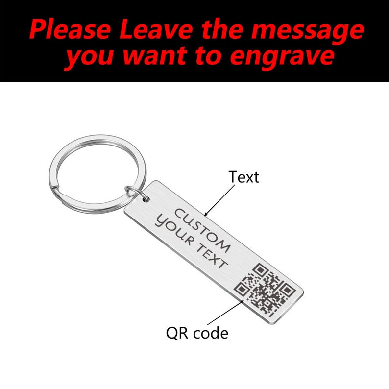 Personalized QR Code Keychain Plays Music With Scanscan Etsy