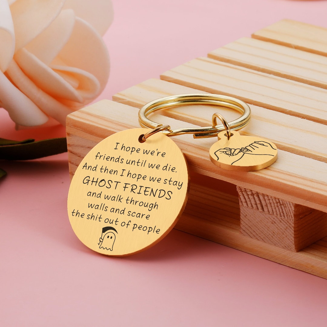 I Hope We're Friends Until We Die - Bestie Personalized Custom Bottle Lamp - Gift For Best Friends, BFF, Sisters