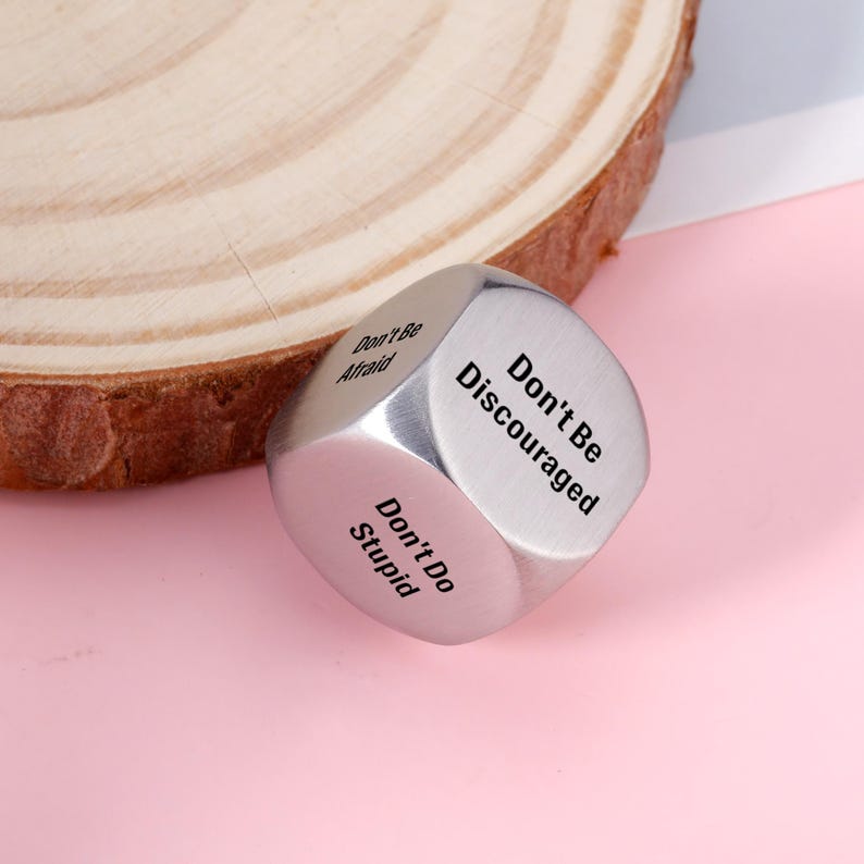 2026 Graduation Gifts, Engraved Text Funny Dice, Class of 2026 Gifts, Personalized Graduation Gifts, Proud Of You Gift, Pocket Gift image 11