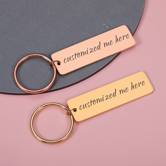 Personalized Keychain, Personalized Gift for Him,Custom Birthday gift, Christmas,Group,Friends,Wedding,Engrave Keychain, Christmas Gifts
