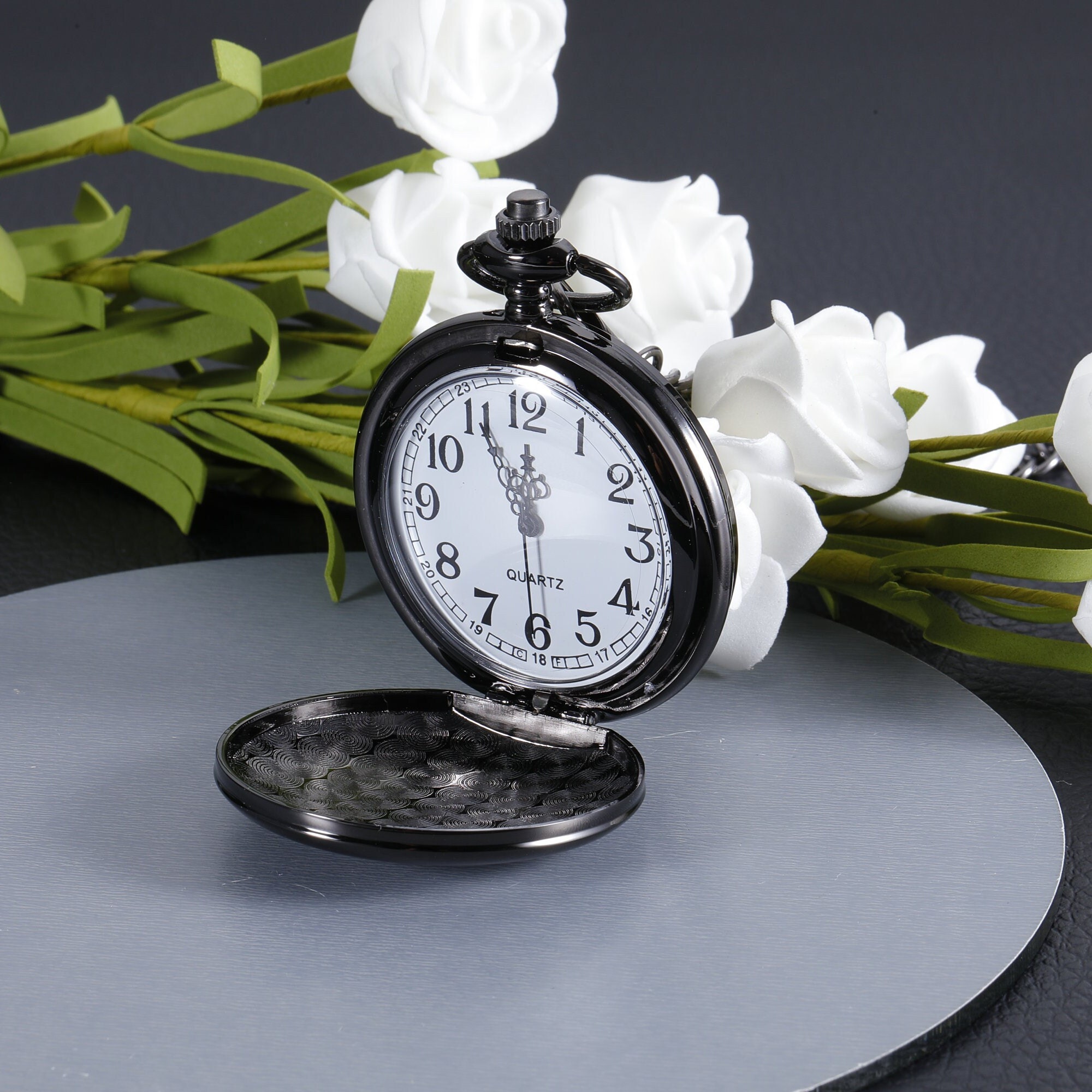 Directional Watch Personlized Pocket Watch Directional Magnetic Pocket Watch Antique ...