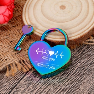 Lucchetto inciso personalizzato / Regalo di nozze / Regalo di anniversario / Lucchetto d&#39;amore presente / Lucchetto personalizzato / Lucchetto d&#39;amore / Bomboniere nuziali