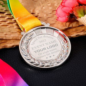 Personalised Medal, Sport Trophy,Custom Medals Race Award Personalized Marathon Run Cycle Football Dance Swim Finisher Sports,Custom medal