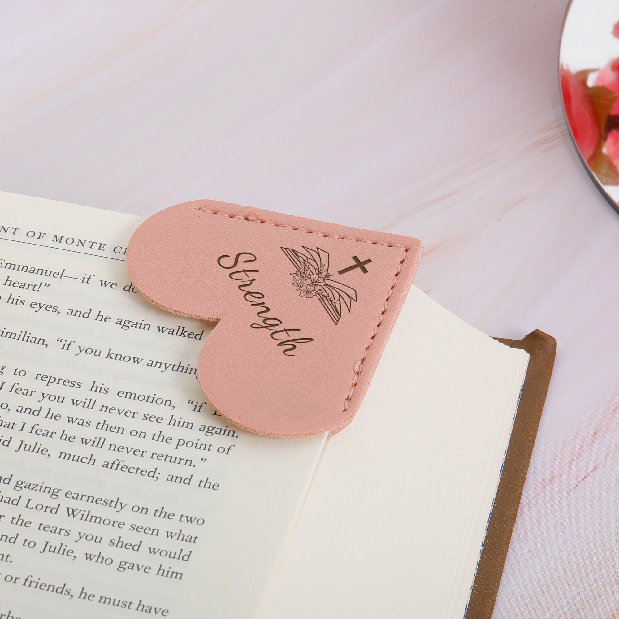 Personalized corner bookmark, Custom corner bookmark, teacher gift, custom name bookmark, Leather bookmark Gifts, Letters Corner Book Marks