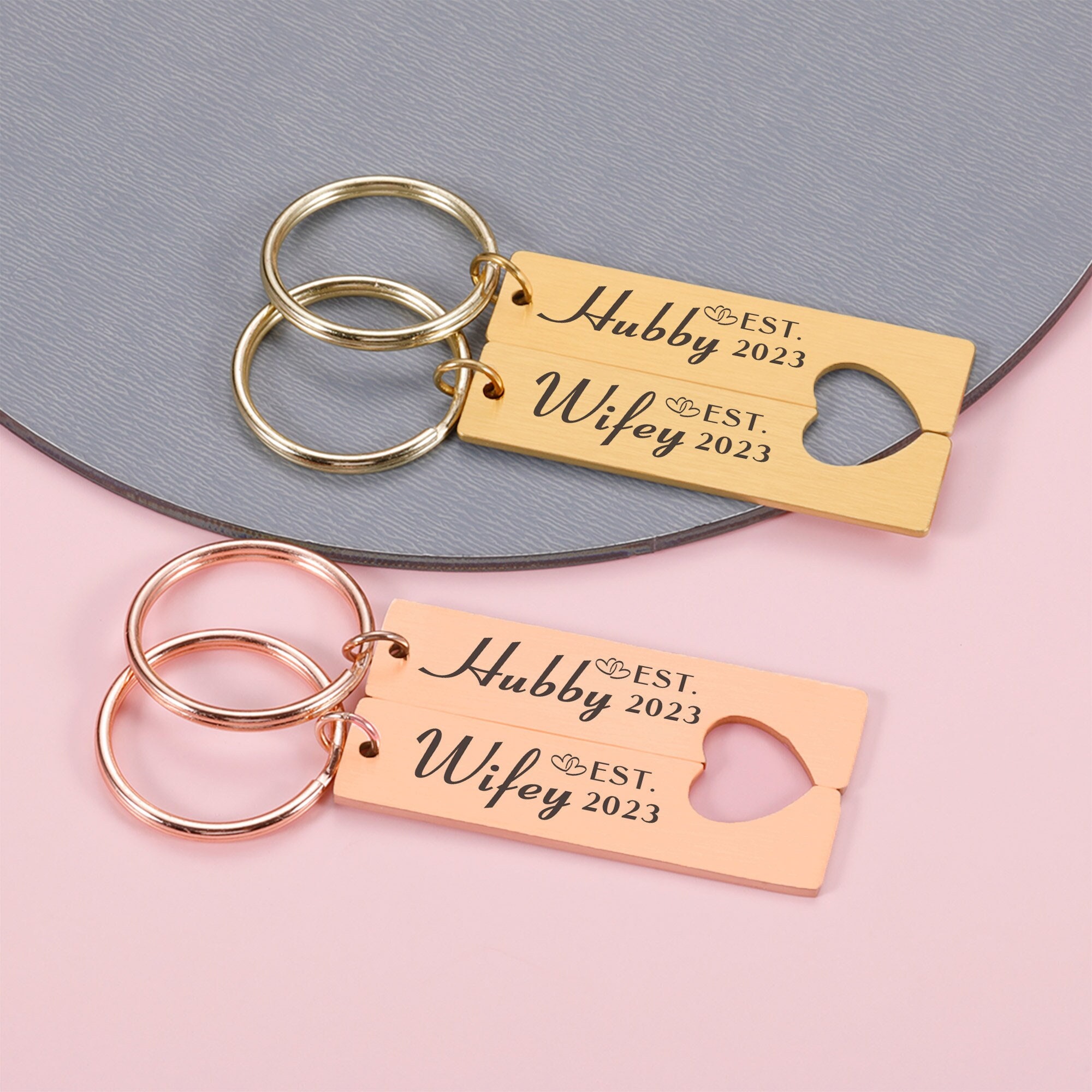 Funny Couple Keychain Anniversary Keychain For Martinique