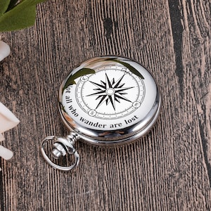 Personalized Compass with Custom Engraving, Anniversary, Baptism, First Communion Gift, Christmas Gift, Birthday Gifts, Groomsmen Gift