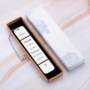 Employee Appreciation Gift Bulk Thank You Bookmark for Women Men Book ...