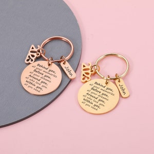 Behind you all your memories, 2024 Graduation Gifts, Grad gift, Back to School, College High School Graduation, 2024 Graduation Keyrings zdjęcie 6