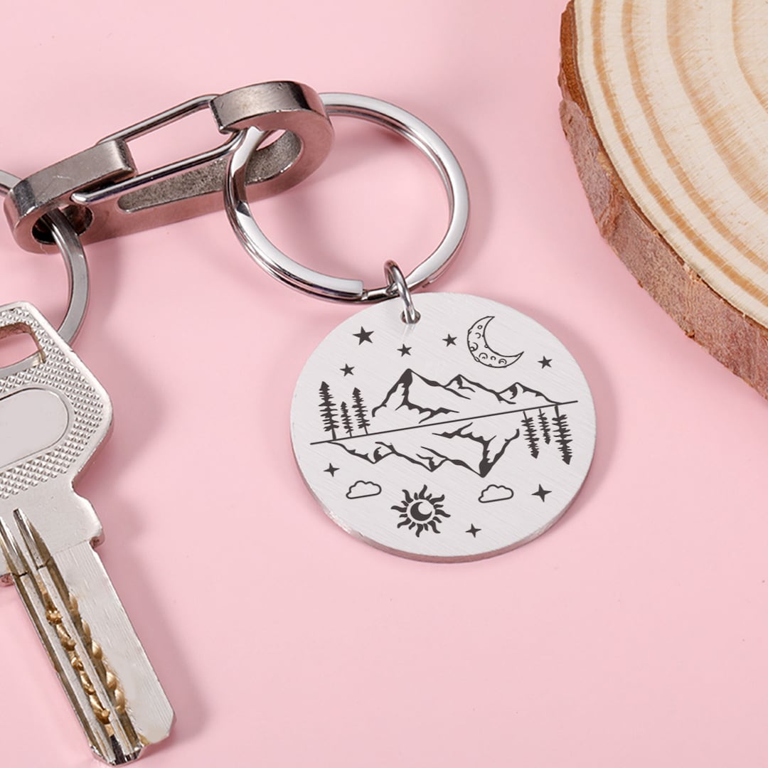 Recovery Star Keychain Sobriety Keychain, Sober Gift, Sobriety Date Gift, Recovery Anniversary ...