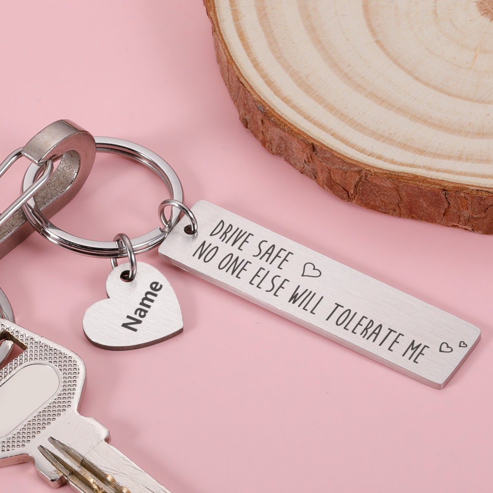 Drive Safe Keychain Drive Safe No One Else Will Tolerate Etsy Canada