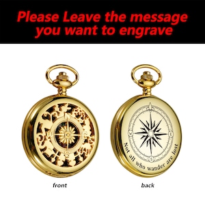 Personalisierter Kompass mit individueller Gravur, Jubiläum, Taufe, Erstkommunionsgeschenk, Weihnachtsgeschenk, Geburtstagsgeschenke, Trauzeugengeschenk Bild 10
