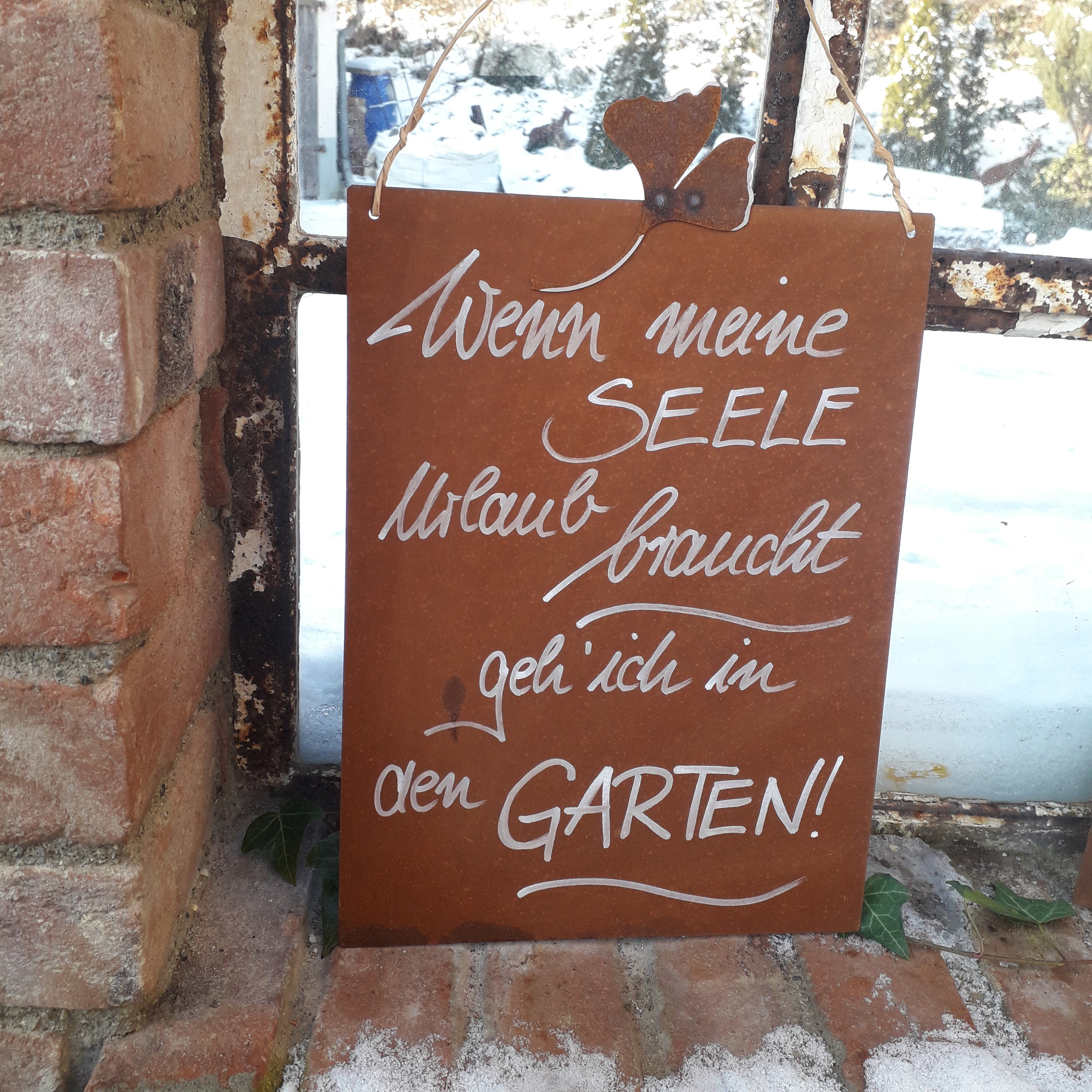 Rostschild beschriftet Etsy