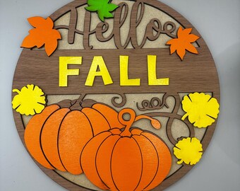 Hello Fall Door Hanger