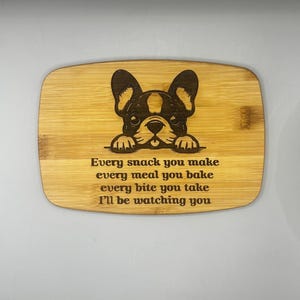 Frenchie Cutting Board