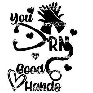 You RN Good Hands SVG