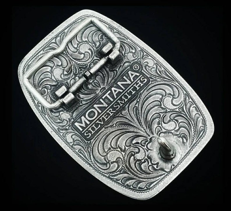 Montana Silversmiths Tri-Color Standing Horse Equestrian Belt Buckle NEW