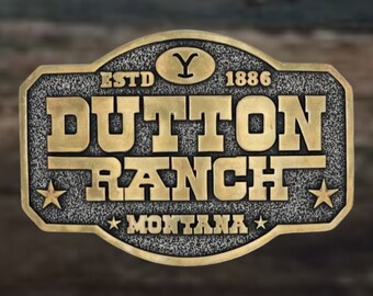 Montana Silversmiths The Dutton Ranch "Yellowstone" Belt Buckle NEW Retail 55.00