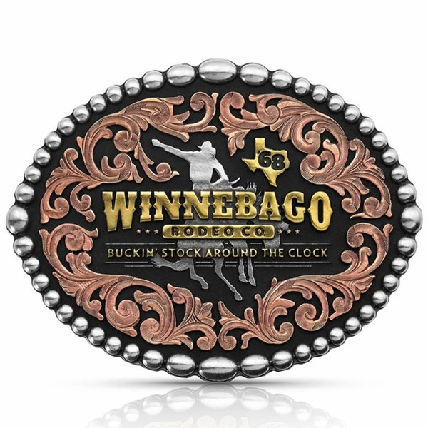 Montana Silversmiths Men’s Dale Brisby Winnebago Rodeo Buckle - Retail 55.00