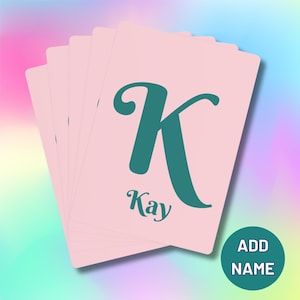 Personalised Name Playing Cards, Gift For Friend /Dad/Grandpa, Poker Night Custom Playing Cards, Custom Printed Cards, Custom Christmas Gift