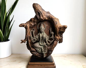 Mahakali Statue 21 Inch / 55 cm,  Mahakali Statue, Kali Durga, Office Decor, Goddess Kali Statue, Anniversary Gift, New Home Gift