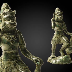 Lord Hanuman Statue 12 Inch / 30 cm , Bajrangbali Idol Ram Bhakt Hanuman, Hindu God of Strength and Power, Cooper Hanuman, Hanuman Statue