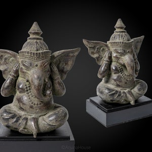 Ganesh Bronze 11 Inch / 27 cm, Ganesh Figurine, Ganesh Statue, Room Decor, House decor, Birthday Gift, New Home Decor, Hindu God Brass