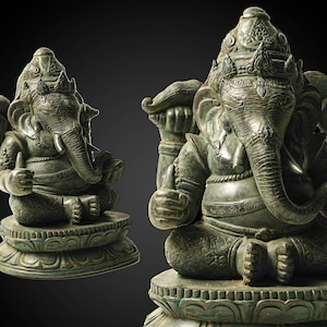 Ganesh Statue 14 Inch / 35 cm, Room Decor, House Decor, Office Decor, Garden Figurine, Birthday Gift, Gift for Father, Mom Birthday Gift