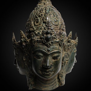 Lord Vishnu Statue Hindu God Vishnu Figurine 13 Inch / 33 cm, Vishnu sculpture,Bronze Brass Sculpture Spiritual Figure Collectable Art, Gift