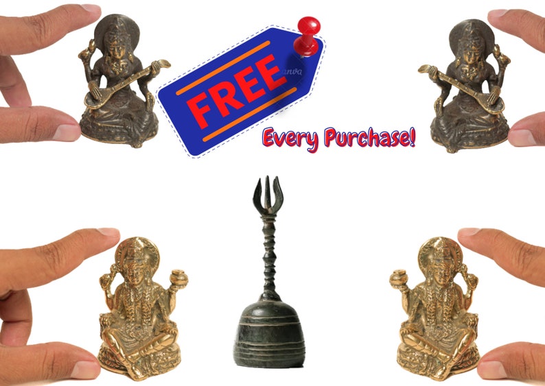 Mahakali 16.5 Inch / 42 cm , Hindu God figurine , Bronze Kali Statue, Goddess Kali Statue, Lord Parvati, Durga , Hindu goddess statue image 3