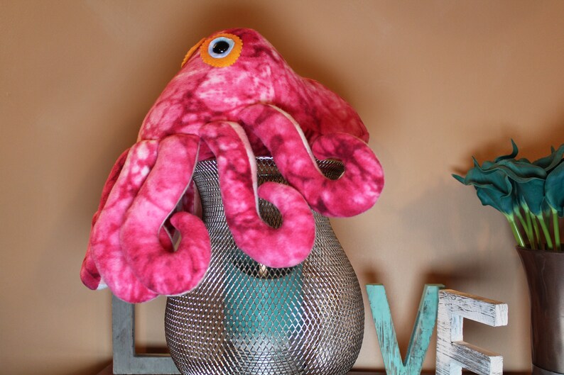 Plush Fleece Octopus legs Stuffed Animal Etsy