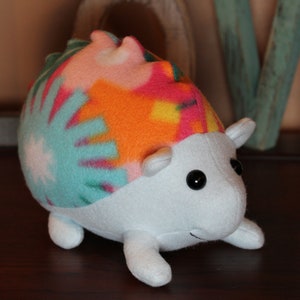 Plush Fleece Hedgehog &quot;Needles&quot; Stuffed Animal - CLEARANCE/RETIRING | Mammal | Pet | Handmade | Plushie