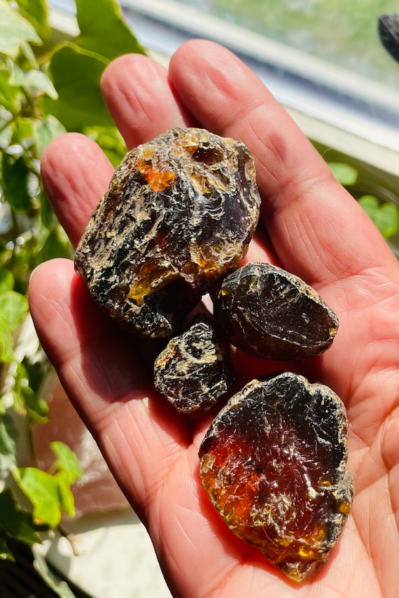 Raw Moroccan Amber, Energy Crystal, Spiritual Protection