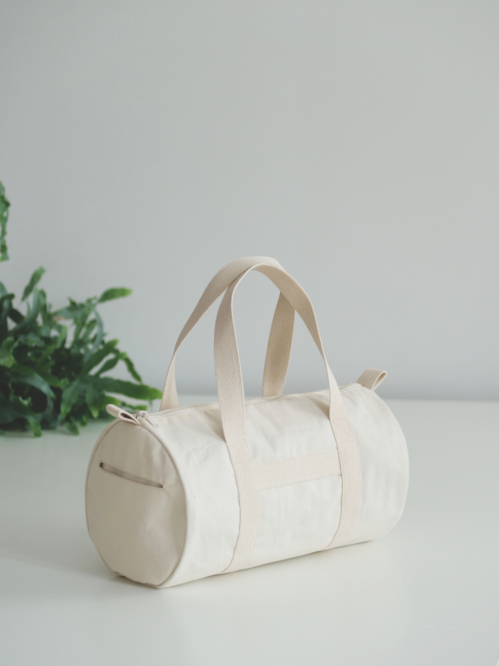 SMALL Canvas Duffle Bag Canvas Bag Gym Bag Sewing Etsy