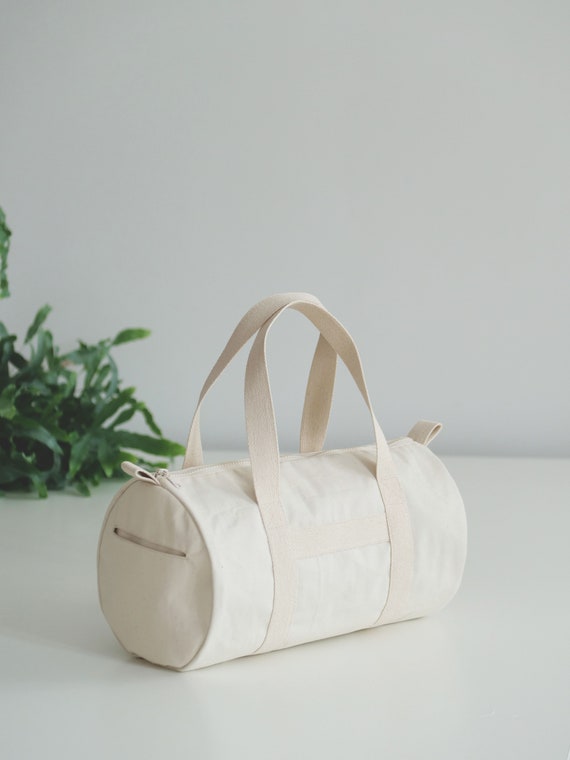 Mini canvas duffle bag sale