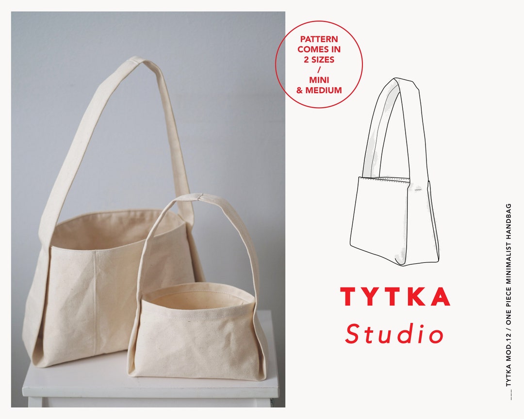 Small Handbag Tutorial Simple Handbag | Minimalist Bag | Sewing Pattern + Tutorial | Project ...