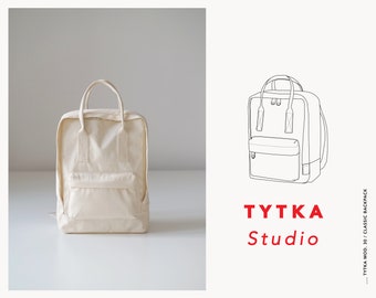 Classic Backpack | Canvas Bag | Sewing Pattern | Bag PDF Pattern | one size