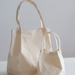 Casual Tote Bag Canvas Bag Project Bag PDF Sewing Pattern Knitting Bag ...