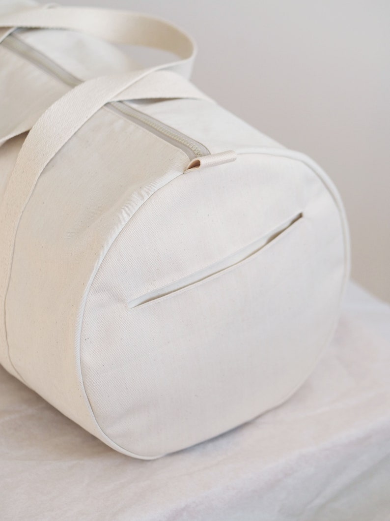 SMALL Canvas Duffle Bag Canvas Bag Gym Bag Sewing Etsy