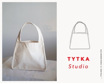 Canvas Binding Tote | Canvas Bag | Shopping Bag | Sewing Pattern | Pattern PDF