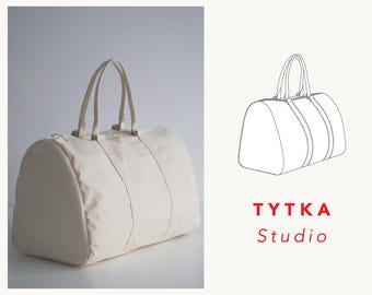 Bowling Bag | Canvas Bag | Gym Bag | Sewing Pattern | Shopping Bag Pattern PDF