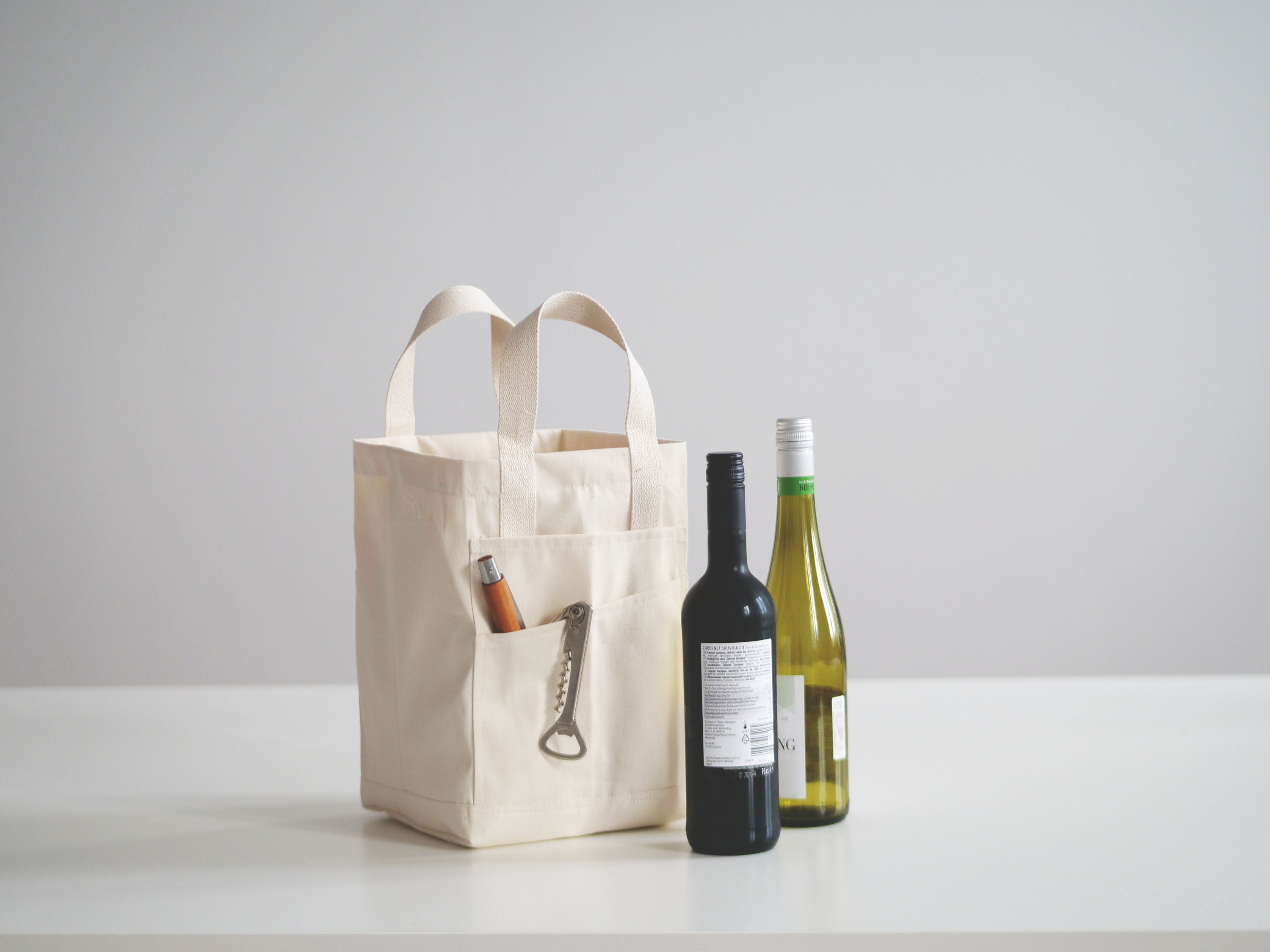 Wine Holder Tote Wine Bag PDF Sewing Pattern One Size - Etsy Canada