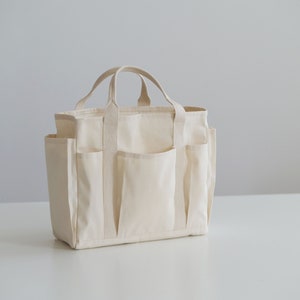 Multi-Pocket Grocery Tote ONE SIZE Sewing Pattern Shopping Bag Pattern PDF image 7