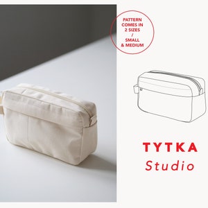 Kleine Umhängetasche | Canvas Tote | Schnittmuster | Tasche PDF Nähanleitung | 2 Größen verfügbar