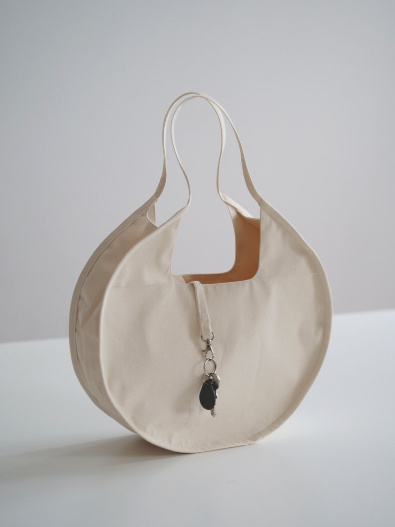 Round Bag With a Pouch Sewing Pattern One Size - Etsy