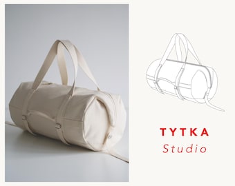 Large Duffle Gym Bag | ONE SIZE: small | Sewing Pattern | Pattern PDF